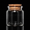 Glass Jar Glass Bottle for Bead Containers CON-E008-58x47mm-1