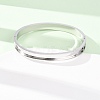 304 Stainless Steel Grooved Bangle Base SA-CBACA70-02P-2
