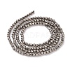 Electroplate Glass Beads Strands GLAA-H021-01A-FP12-4