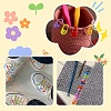 80Pcs 8 Colors Eco-Friendly ABS Plastic Knitting Crochet Locking Stitch Markers Holder FIND-YW0005-36-6