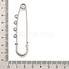 304 Stainless Steel Safety Pins Brooch Findings STAS-K252-11C-P-3