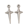 304 Stainless Steel Pendants STAS-YW0002-27-1