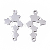 Tarnish Resistant 201 Stainless Steel Links Connectors STAS-N091-72-2