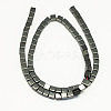 Non-magnetic Synthetic Hematite Beads Strands G-S079-6mm-2