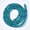 Natural Aquamarine Beads Strands G-S366-118-2