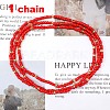 Glass Seed Rondelle Beaded Waist Beads WGC6815-07-1
