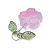 Transparent Normal Glass Pendants PALLOY-JF04571-02-5