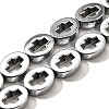 Electroplated Synthetic Non-magnetic Hematite Beads Strands G-L613-Z01-02G-1