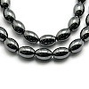 Non-magnetic Synthetic Hematite Oval Beads Strands G-F161-32B-1