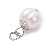 Natural Pearl Potato Charms PALLOY-JF04617-5