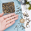 400 Bags 4 Colors Iron Snap Rivet Butt Screw IFIN-GF0001-64-3