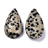 Natural Dalmatian Jasper Cabochons G-N326-72J-2
