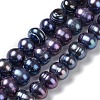 Natural Pearl Dyed Beads Strands PEAR-P005-03A-01-1