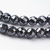 Non-Magnetic Synthetic Hematite Beads Strands HEMA-4D-3
