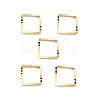 Brass Beads Frames KK-M288-01G-A-1