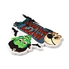 Halloween Themed Opaque Printed Acrylic Pendants SACR-L004-01F-3