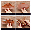 AHADEMAKER 4Pcs 4 Colors Imitation Leather Glasses Cases AJEW-GA0005-46-3