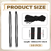 10Pcs Flat Polycotton Hollow Cord OCOR-LP0005-03A-2
