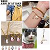 30Pcs 6 Colors Alloy Enamel Pendants FIND-CA0006-57-5