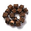 Electroplated Natural Quartz Beads Strands G-G767-02-15-4
