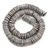 Electroplated Shell Pearl Beads Strands BSHE-B009-E01-2x11mm-A-2