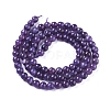 Natural Lepidolite/Purple Mica Stone Beads Strands G-D0020-16-6mm-2