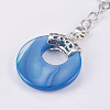 Natural Agate Keychain KEYC-P041-D14-4