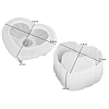 DIY Heart Shape Food Grade Silicone Candle Holder Molds PW-WG77A60-04-1