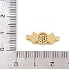 Natural White Shell Candy Link Connector Charms KK-Z140-02G-02-3