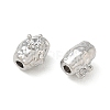 Brass Micro Pave Clear Cubic Zirconia Beads CU-CBAC675-08P-2