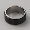 304 Stainless Steel Plain Rotating Finger Ring LS-RJEW-WH0011-10B-EB-2