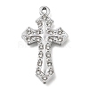 UV Plating Alloy Crystal Rhinestone Pendants RB-CBAD37D-17P-1