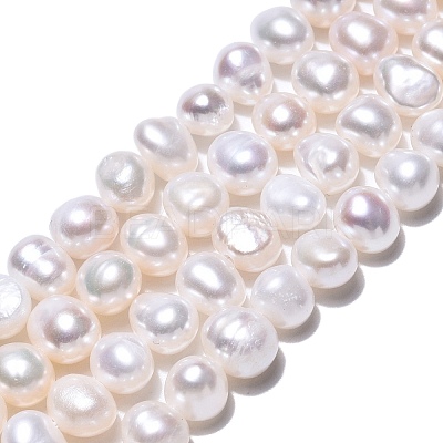Natural Cultured Freshwater Pearl Beads Strands PEAR-N014-05L-01-1