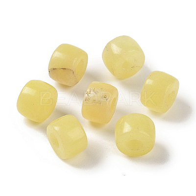 Dyed Natural White Jade Beads G-G003-A06-08-1