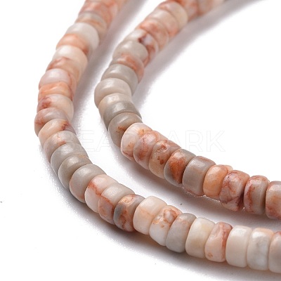 Natural Netstone Beads Strands G-P468-01-1