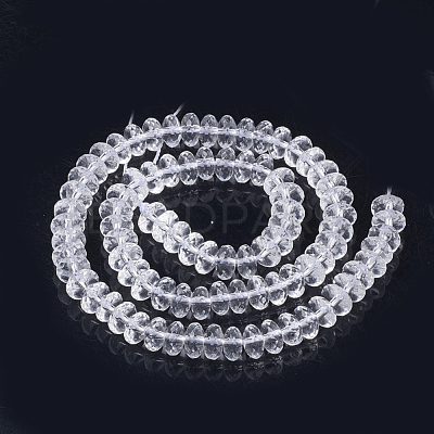 Synthetic Quartz Crystal Beads Strands G-S285-13-1