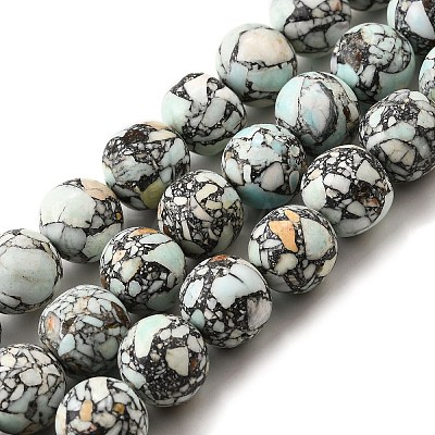Synthetic Turquoise Beads Strands G-F791-D01-02A-1