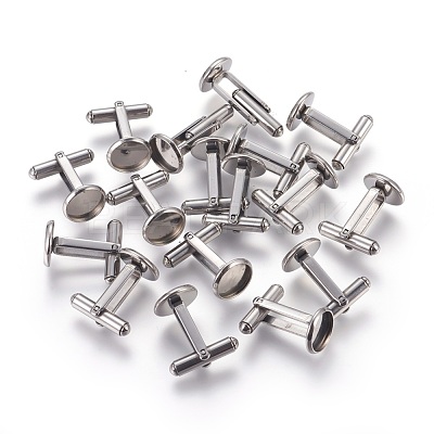 Tarnish Resistant 304 Stainless Steel Cuff Settings STAS-P227-28P-1