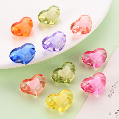 Transparent Acrylic Beads TACR-S152-19A-1