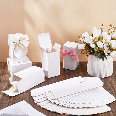 Folding Kraft Paper Mailer Boxes CON-WH0100-63B-1
