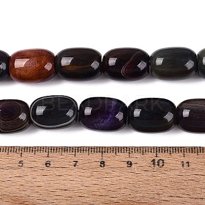 Natural Fire Crackle Agate Beads Strands G-Q606-108B-1