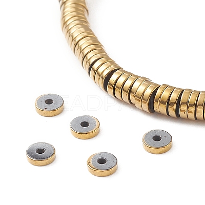 Non-magnetic Synthetic Hematite Beads Strands X-G-K011-4x1mm-07-1