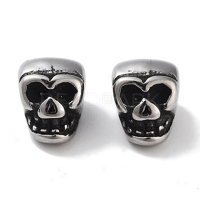 304 Stainless Steel Beads Hand Polished STAS-M057-19AS-1
