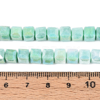 Anti-Tarnish Electroplate Glass Beads Strands GLAA-T025-6mm-10D-1