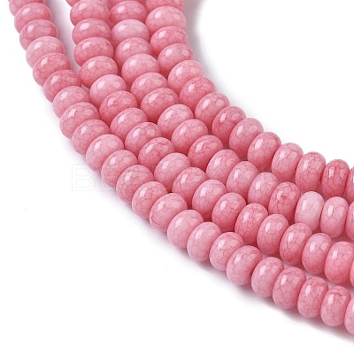 Ombre Effect Dyed Glass Beads Strands GLAA-C043-01G-1