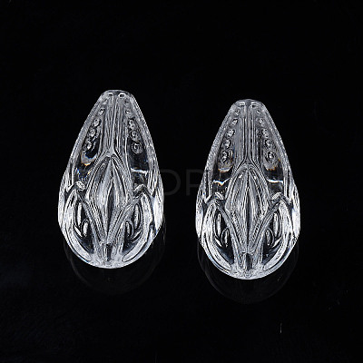 Transparent Acrylic Beads X-TACR-N009-32-1