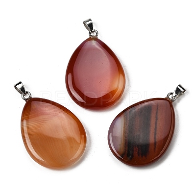 Natural & Synthetic Mixed Gemstone Pendants G-F820-14P-1