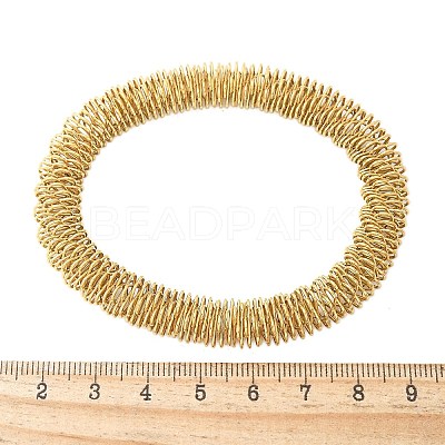 304 Stainless Steel Stretch Bangles for Women LS-BJEW-P315-02E-G-1