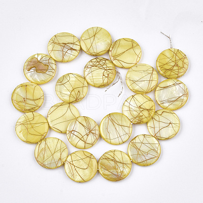 Freshwater Shell Beads Strands SHEL-S274-62-1