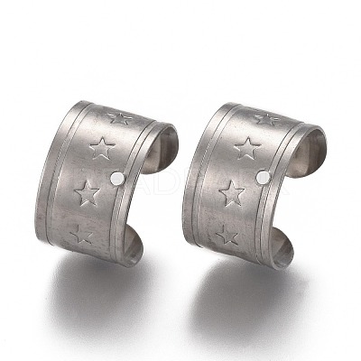 Tarnish Resistant 304 Stainless Steel Ear Cuff Findings STAS-P249-20P-1
